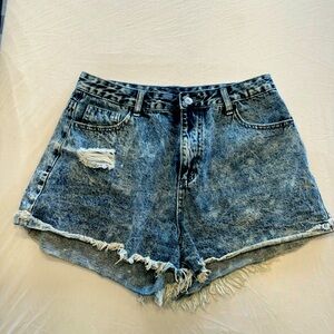 High Waisted Jean Shorts